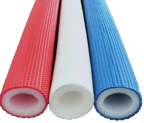Rot，Blau Rohrisolierung Schaumstoff Rohr Isolierung Schlauch Rohrisolierung Isolierschlauch Dämmung Schlauch Für Fitnessgeräte ID 16/20/25/32 mm(Blau,ID 20 mm)