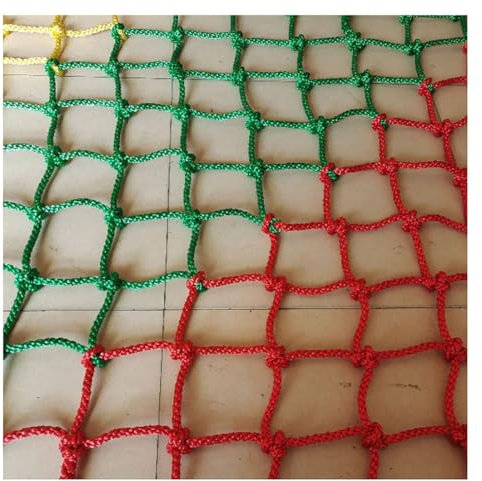 SZPLLZY Klettergerüstnetz aus Polyamid für Kinder, Robustes Kletterfrachtnetz aus Seilen, Pflanzenstütznetz, für Trainingsgeräte für Kinder (16 mm - 16 cm, 1 x 2 m)