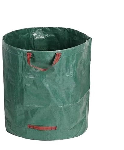 VNSMM Gartenabfallsack gartenwerkzeug Garten-Abfallbeutel, Säcke, Wiederverwendbare Garten-Rasen-Laubbeutel, Garten-Tragetasche, Abfallbehälter(No Lid)