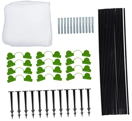 Toddmomy Filet De Protection pour Jardin avec Arceaux Et Piquets Couverture Anti-Oiseaux Et Insectes pour Fruits Et Légumes