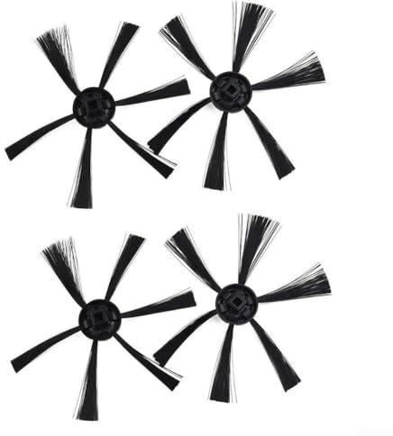 Set di spazzole rotonde per aspirapolvere robot Severin, 4 pezzi di ricambio per spazzole laterali, materiale di alta qualità, efficace pulizia della polvere