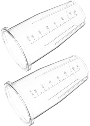 Gobelets de Mixeur de Rechange en PC 650ml 2 Pièces