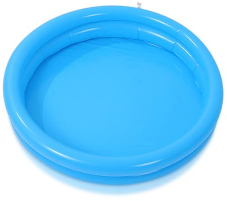Aufblasbares Planschbecken für Kinder, PVC, Faltbar, Robust | Kleiner Aufblaspool, Babybecken, Kleines Familienschwimmbad für Sommer und Familienfeiern