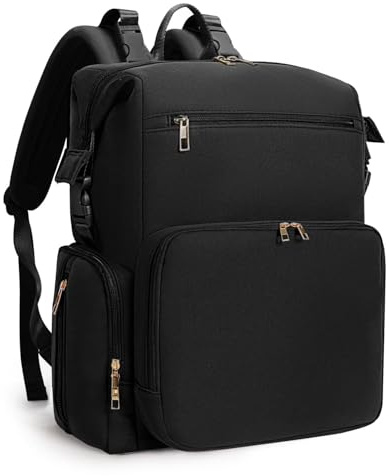 CEI-CEI Neoprene Diaper Bag Backpack Large Newborn Baby Maternity Bags Waterproof Travel Backpack for Mom Dad with Insulated Pockets,Changing Pad