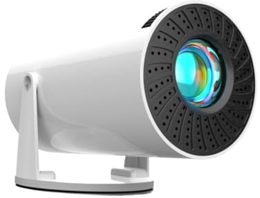 Android 11 F100 Mini Smart Projector Auto Horizontal Correction180°Rotatable WHITE