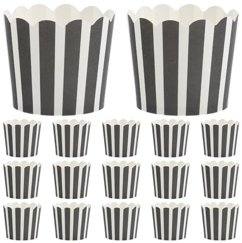 Generico Contenitori di Carta per Muffin e Dolci, 100 Pirottini Resistenti al Forno, per Dessert e Occasioni Speciali a Casa