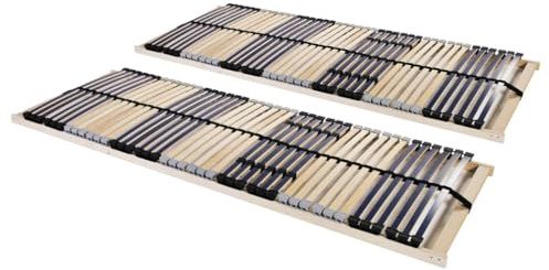vidaXL Lattenroste 2 STK. mit 42 Latten 7 Zonen 70x200 cm