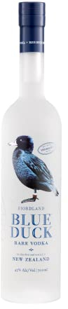Blue Duck Rare Vodka 70cl | 43% ABV | New Zealand made small batch premium vodka | Gold Medal: International Spirits Challenge 2022