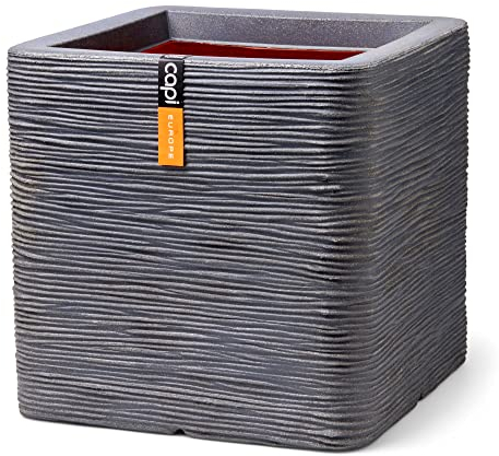 Capi Europe - Pentola quadrato Rib NL 50x50x50 Grigio scuro