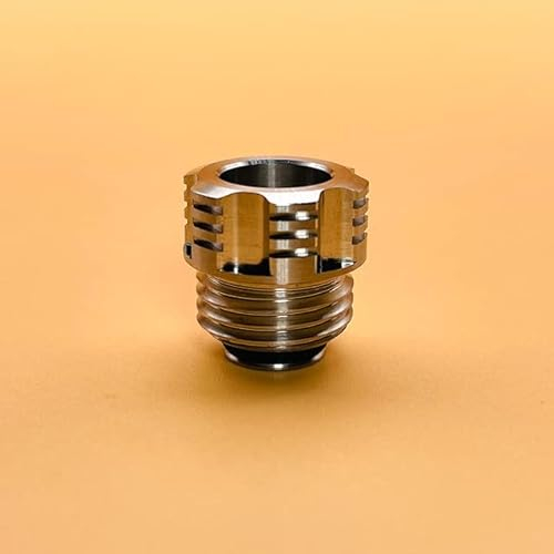 RUIYITECH Connettore adattatore filettato 510 in acciaio inox per scatola billet/impulsi AIO Mod adattatore punta a goccia (adattatore filettatura 510)