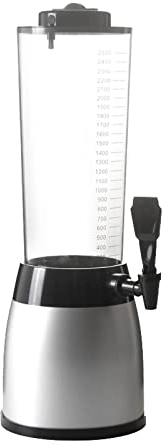 Dispensador de Torre de Cerveza Dispensador de cerveza de 2,5 l, gran capacidad, barril de cerveza comercial, máquina de cerveza de barril con grifo, dispensador de bebidas for el hogar, dispensador d