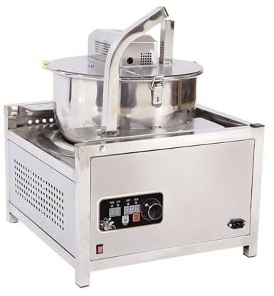WAOCEO Popcorn machine Popcorn Maker Electromagnetic Heating Commercial Gas Popcorn Maker Electric Heating Popcorn Machine Equipment accessories