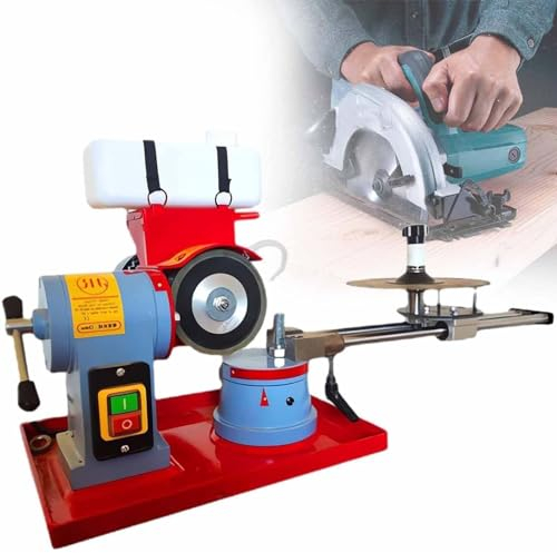 DPLWJPP Sägeblattschärfgeräte 550W Kreissägeblatt Schärfmaschine,zum Schärfen von Kunststoff,Holz und Aluminiumlegierungen von 80-700mm