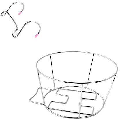 RAABYU Pflanzenständer, Wandmontage, Blumenständer aus Schmiedeeisen, Pflanzgefäß, Blumenregal, Wandmontage, Töpfe für Zimmerpflanzen, Pflanzgefäße, Dekor, Kleiderbügel, Ständer, Stai