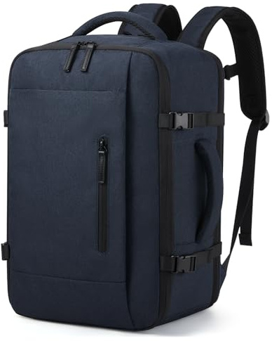 LOVEVOOK Handgepäck Rucksack 40x30x20 für Ryanair, Klein Reiserucksack Handgepäck Flugzeug 14 Zoll Laptop Rucksack, 24L Handgepäck Tasche Koffer Travel Backpack für Herren Damen, Dunkelblau
