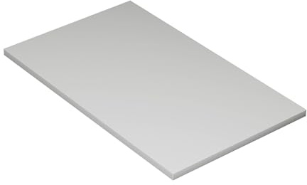 KESSLER PRO Tischplatte, Spanplatte, 25mm, verstärkte Kante Grau 100x60 cm