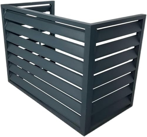 Genérico Cubierta de Condensador Mini Split, Cubierta de Aire Acondicionado Mini Split para Unidades Exteriores, Cerca para Ocultar el Aire Acondicionado, Cubierta de Aire Acondicionado Mini Split pa