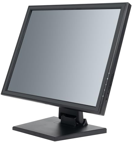 Touch Screen LCD Monitor 17 Multi-angle Adjustment Monitor (No HDMI interface) Multi-Function Mini Small Display for PC/POS