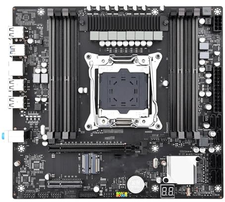 Placa Madre Placa Base Fit For X99 E-MAX con Kit LGA 2011 V3, CPU Xeon E5 2680 V4, 32 GB De RAM DDR4 2400 MHz, Cuatro Canales