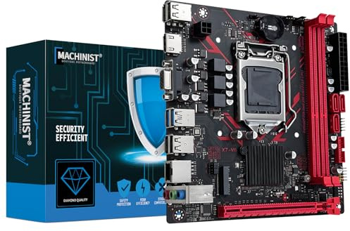 MACHINIST Scheda madre B75 LGA 1155, supporta processori Intel 2a/3a generazione Core i3, i5, i7/Xeon E3 serie 12xx, slot DDR3, NVME/NGFF M.2, SATA 6Gb/s, USB 3.0, Gigabit LAN), scheda madre per PC e