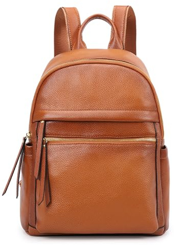 Kattee Borsa zaino in vera pelle per donna Borsa a tracolla elegante multifunzionale in morbida pelle per ufficio, shopping, viaggio