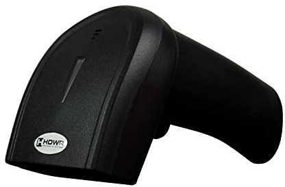 Kabelloses Barcodescanner mit USB, Professioneller Barcode-Scanner 1D-Code, Kompaktes, praktisches, manuelles Strichcode-Lesegerät, Strichcode-Plug-und-Play-Barcodeleser, HDWR HD26C