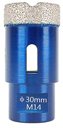 Raizi Vacuum Brazed Diamond Core Drill Bit Diamond Hole Saw for Porcelain Tile, Ceramic, Granite,Marble, Stone& Concrete (30mm)