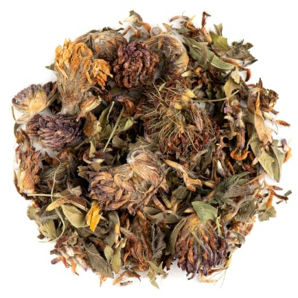 Fleurs de Trèfle des Prés Séchées - Fleurs Entières pour Tisane | au goût doux et floral traditionnellement infusée pour varier vos mélanges d'herbes