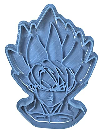 Cuticuter Goku Saiyan Cortador de Galletas Dragon Ball, azul (CGGOKUSAYAN)