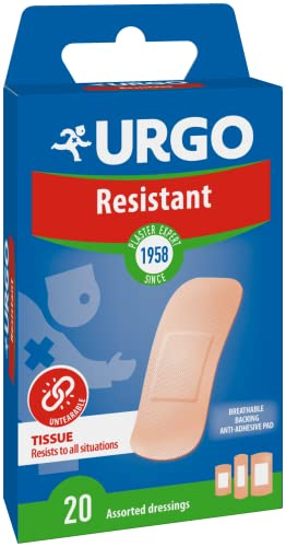 Urgo - Robust - Wundkompresse mit antiseptischer Kompresse - Box mit 20 Verbänden