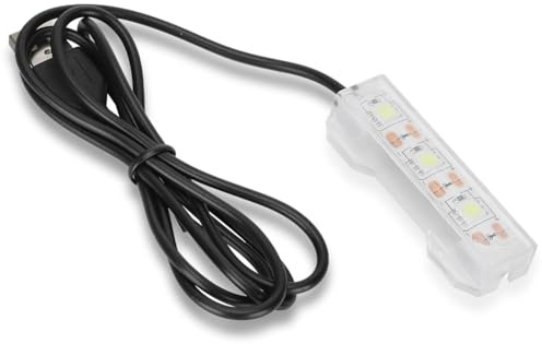 Joyzan Piccola Luce per Acquario, Mini LED Ultra Luminosa Acquario Piante Acquatiche Lampada Decorazioni Subacquee Desktop Illuminazione Quotidiana d'Acquario d'Acqua Dolce Giardino al Coperto