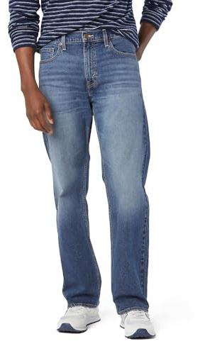 Levi Strauss Signature Gold Men's Loose Fit Jeans, Rolling Dune, 32Wx30L