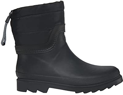Viking dam puffer varm Mid Rain Boot, svart, 39 EU