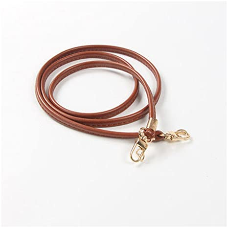 SHTGOI Taschengurt 120cm Lang Abnehmbar Handtaschen Trageriemen mit Karabinerhaken Leder Taschen Schulterriemen Taschenkette Ersetzen Tragegurt Umhängegurt für Damen Taschenzubehör Hellbraun