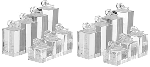 Cabilock 2 Sätze 7tlg Ringständer Ringschmuckhalter Diy-ring-display-halter Schmuckständer Fingerring-display-basis Strg-ring Ringvitrine Klar Ring-riser Lagerung Acryl Ringhalter