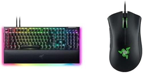 Razer BlackWidow V4 Pro (Green Switch) - DE Layout + DeathAdder Essential
