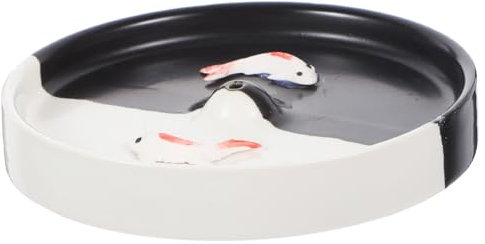 LIFKOME Incense Stick Tray Ceramic Aromatherapy Burner Fish Shape Home Decor Table Incense Holder Elegant Craftsmanship