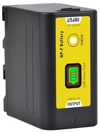 Batmax NP-F970 Akku 7800mah mit Typ-C-Ladeanschluss Kompatibel mit Sony NP-F550/570/750/770/930/960/970 Sony DCR-VX2100 DSR-PD170 FDR-AX1 DR-AX2000 HDR-FX1 HDR-FX7