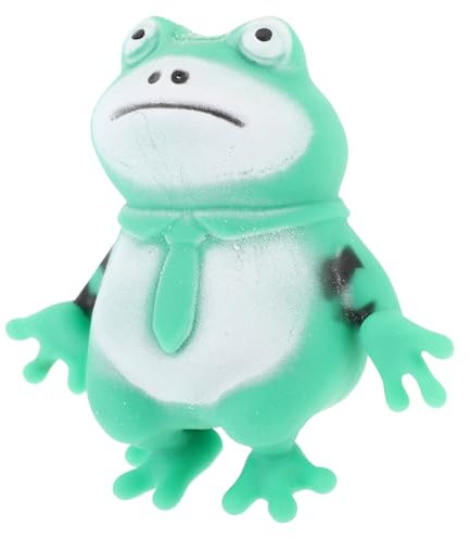 ifundom Dehnbares Cartoon Quetschspielzeug Frosch Stressabbau und Kinder Lustiges Dekompressionsspielzeug für Schreibtisch und Partys