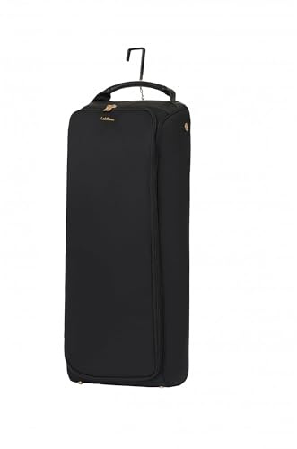 LeMieux Luxe Bridle Bag - Wipe-Clean Faux Leather - Mesh Air Vents - Ideal for Competitive Riders - Black