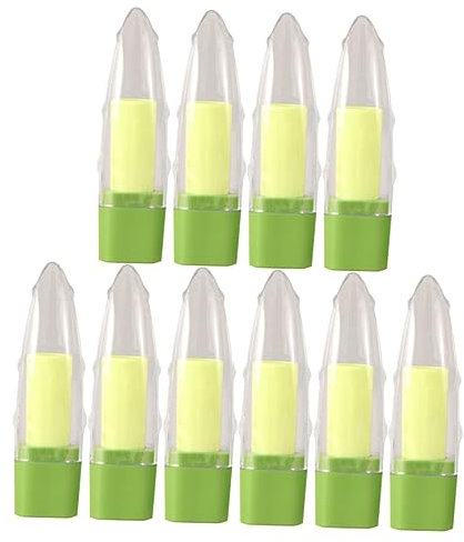 Ipetboom 1set Lipstick Tube Lipstick Tube Cheeky Jelly Moisturizing Tint Makeup Primer Kit Liner Balm Clear Tubes Gloss Masks Lip Stick Glitter Stain Eyeshadow Palette Cream Abs 10pcs