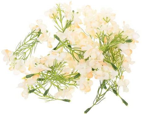 GARVALON 20stücke Künstliche Hortensien Picks Lebendige Fake Blumen Für Hochzeits Und Haarschmuck Imitation Blumen Für Hochzeitsdekoration Bastelprojekte Und Mehr