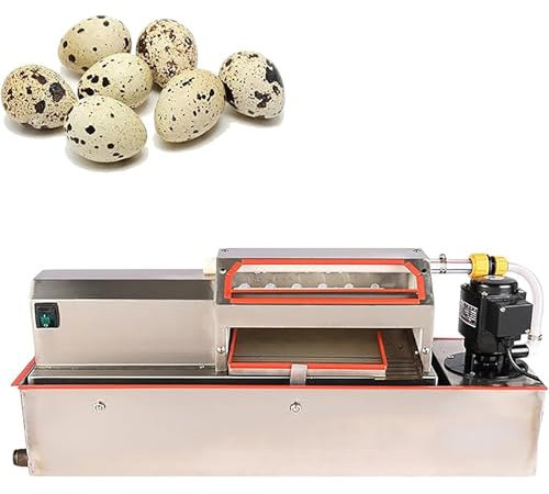 Wachtelei-Schälmaschine, Gewerblicher Wachtelei-Schäler, Lebensmittelechter Edelstahl, Geruchlos, Geringe Bruchrate, Leicht Zu Reinigen, Lange Lebensdauer, Kapazität 35 kg/h