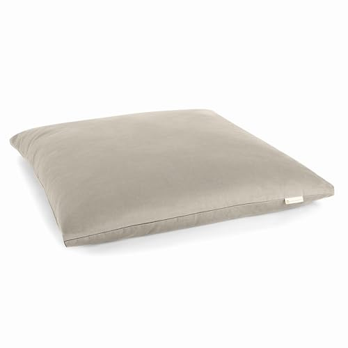 LOTUSCRAFTS Tapis de méditation, coussin de méditation, modèle Zabuton Delux, 4 ou 7 cm de hauteur, housse lavable 100% en coton, Certifié GOTS