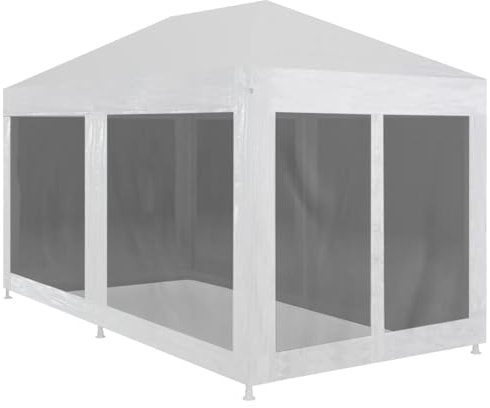 Snsowed Tenda per Feste con 6 Pareti in Rete 6x3 m,Tenda per Feste,Tende per Eventi e Tendoni,Tende per Gazebo Esterno-45110