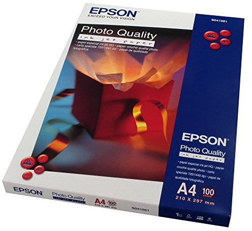Epson DIN A4 Photo Quality InkJet Papier A4 120 Blätter 144 g / m² Stylus C / Color / Photo / Pro