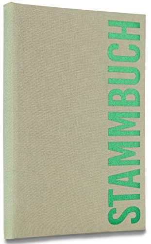 Hochzeitideal Stammbuch der Familie Serie 'Alto' Leinen (Hellgrün)