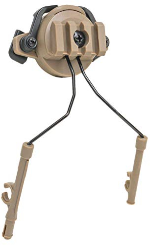 BESPORTBLE Rotary Adapter Set Für Helme Schienenhalterung Kompatibel Mit Mud-Farben Für Outdoor-aktivitäten Für Taktische Kopfhörer Und Geräuschunterdrückung