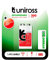 Uniross Hybrio 9V 200 Series 190mAh NiMH Rechargeable Battery, Stay Charged 9 Volt PP3. Smoke Alarm