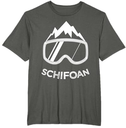 Lustiges Snowboard Schifoan Snowboarder Skifahren lustig Ski T-Shirt